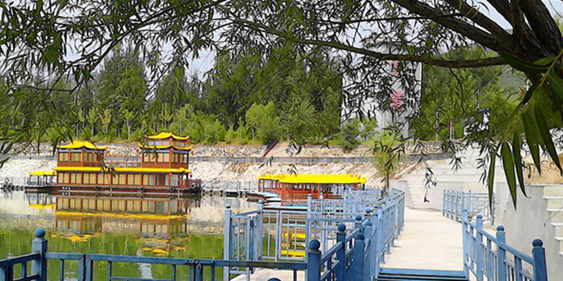 北京怀柔青龙湖旅游度假区水上世界看台