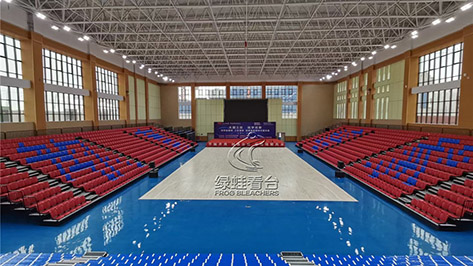 甘肃张掖山丹新城区全民体育馆看台